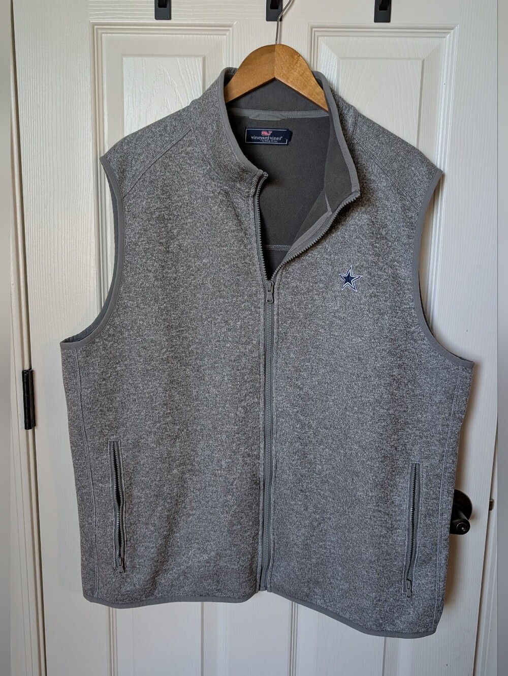 Vineyard Vines NFL Dallas Cowboys Zip Vest, XL